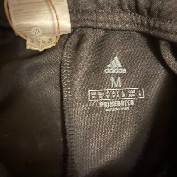 NWT Adidas Track Pants Black Medium Y2K Streetwear Blokecore 3-Stripe Joggers - Picture 6 of 7